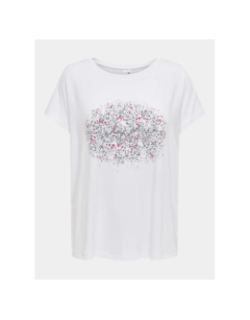 T-shirt stretch onpaub salina blanc femme - Only Play