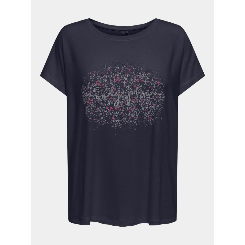T-shirt stretch onpaub salina bleu marine femme - Only Play