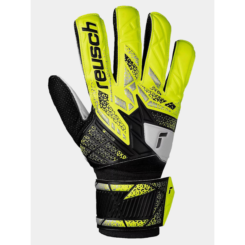 Gants de gardien de but attrakt solid fluo enfant - Reusch