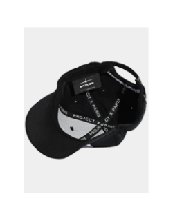 Casquette logo brodé noir blanc homme - Project X Paris