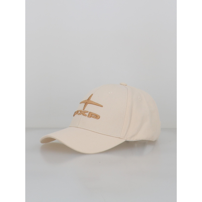 Casquette logo brodé beige homme - Project X Paris