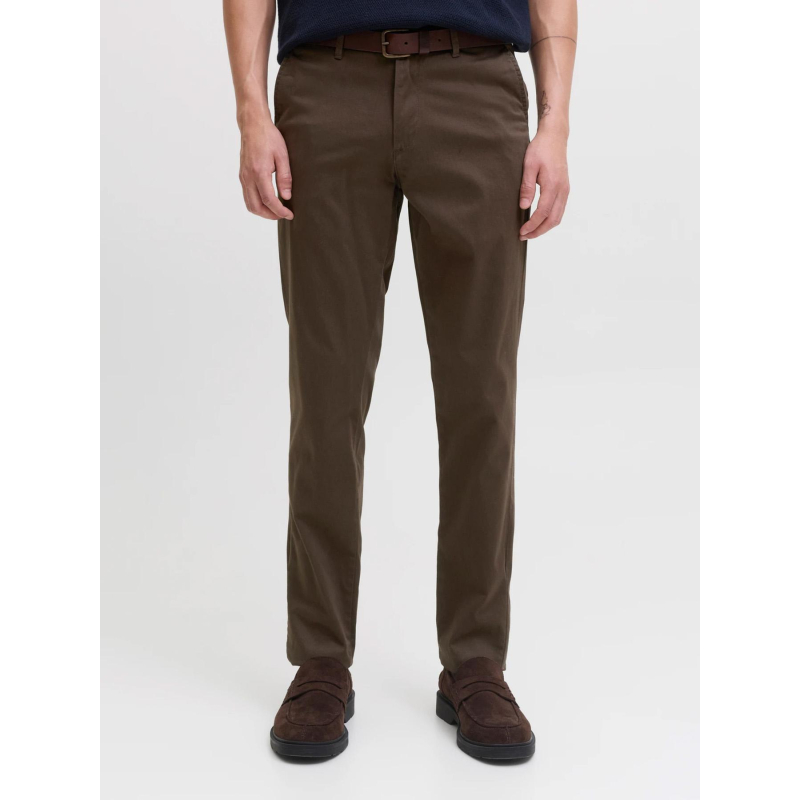 Pantalon slim marco bowie marron homme - Jack & Jones