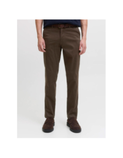 Pantalon slim marco bowie marron homme - Jack & Jones