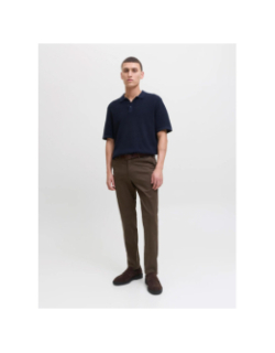 Pantalon slim marco bowie marron homme - Jack & Jones