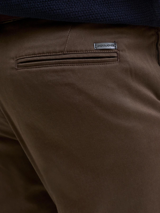 Pantalon slim marco bowie marron homme - Jack & Jones