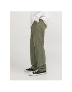 Pantalon en lin kane hybrid kaki homme - Jack & Jones