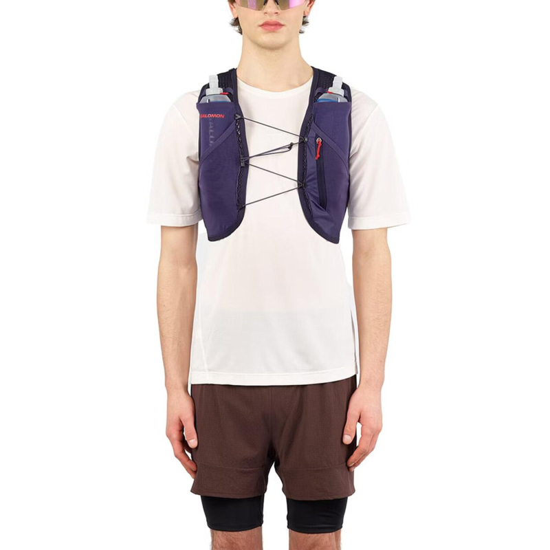 Veste d'hydratation de running  active skins 4 grvl bleu adulte - Salomon