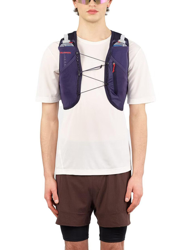 Veste d'hydratation de running  active skins 4 grvl bleu adulte - Salomon