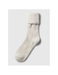 Paire de chaussettes hautes brillantes home beige femme - Calvin Klein