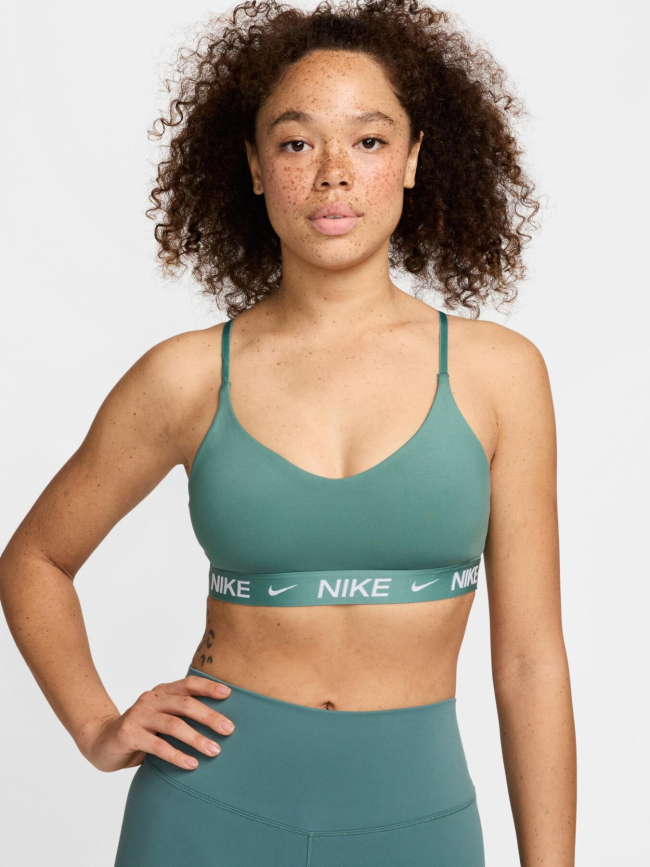 Brassière de sport dri-fit indy vert femme - Nike