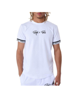 T-shirt à logo signature brodé blanc enfant - Project X Paris