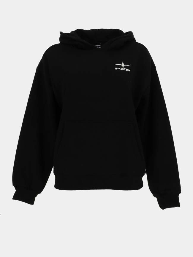 Sweat à capuche oversize logo polaris noir femme - Project X Paris