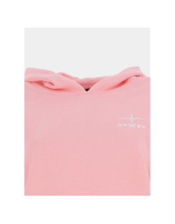 Sweat à capuche oversize logo polaris rose femme - Project X Paris