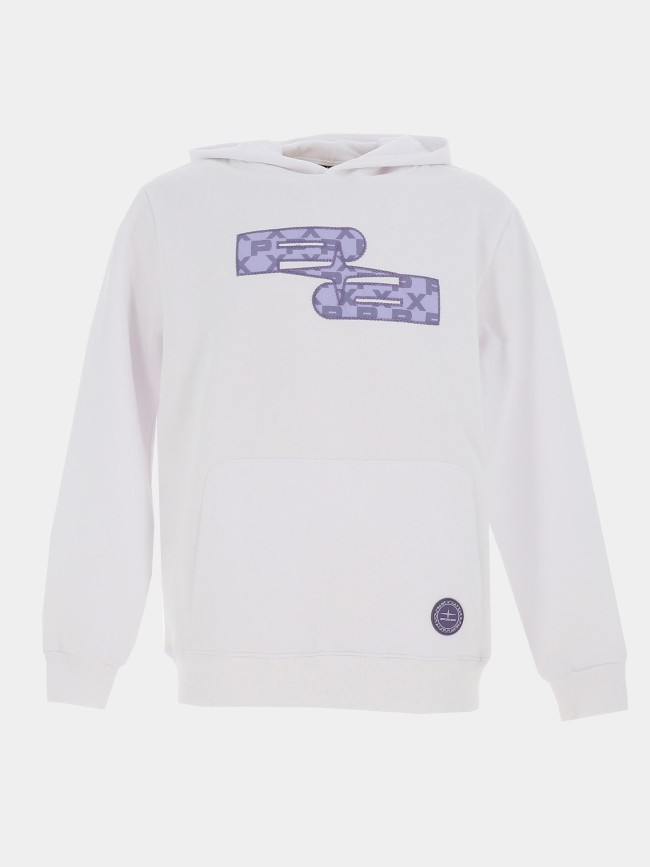 Sweat à capuche logo pxp blanc homme - Project X Paris