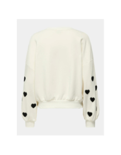 Sweat ample macy blanc femme - Only