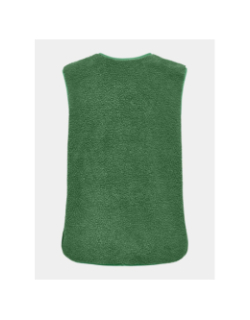 Veste sans manche teddy baby vert femme - Only