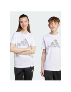 T-shirt à manches courtes j camo t blanc enfant - Adidas