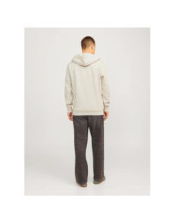 Sweat à capuche bluarchie beige homme - Jack & Jones