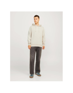 Sweat à capuche bluarchie beige homme - Jack & Jones