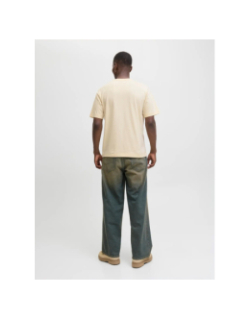 T-shirt jornorrebro blanc crème homme - Jack & Jones