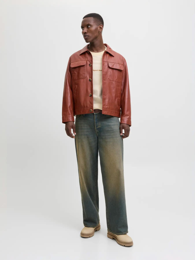 T-shirt jornorrebro blanc crème homme - Jack & Jones