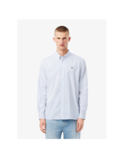 Chemise regular fit pinpoint rayée blanc homme - Lacoste
