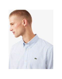 Chemise regular fit pinpoint rayée blanc homme - Lacoste