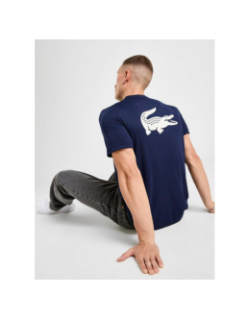 T-shirt technique stretch capsule bleu marine homme - Lacoste