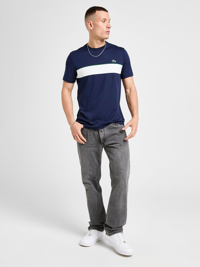 T-shirt technique stretch capsule bleu marine homme - Lacoste