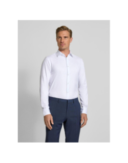Chemise slim fit en coton supima blanc homme - Calvin Klein