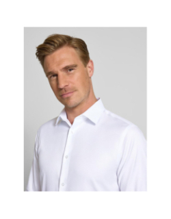 Chemise slim fit en coton supima blanc homme - Calvin Klein