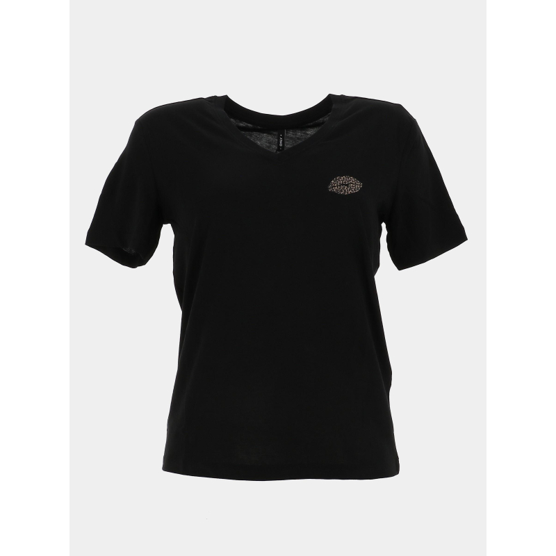 T-shirt à manches courtes onlhenny noir femme - Only