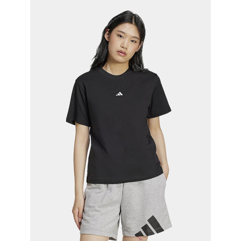 T-shirt de sport w sl sj t noir femme - Adidas