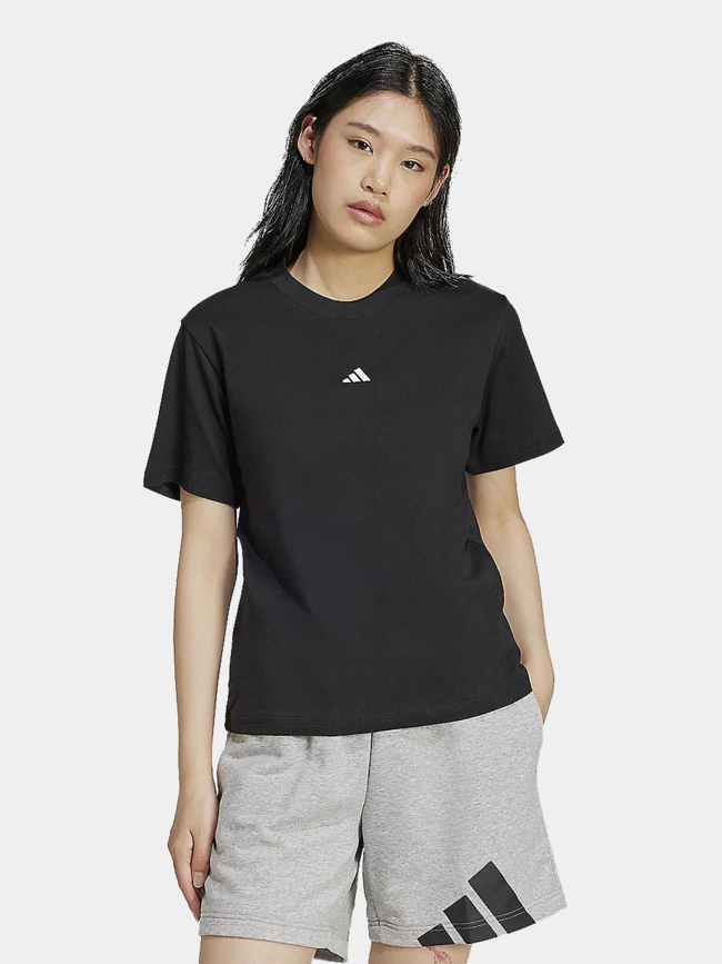 T-shirt de sport w sl sj t noir femme - Adidas