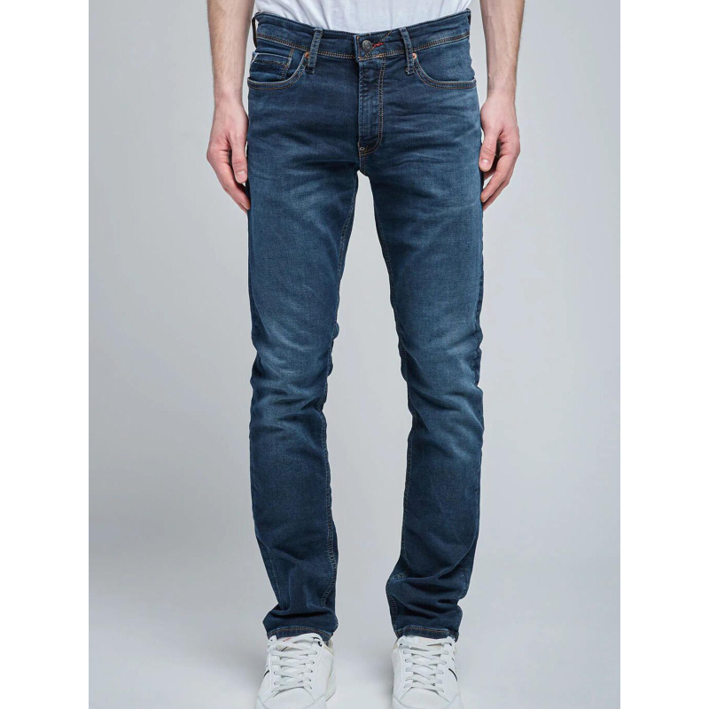 Jean droit reeple rock vintage dark bleu homme - Teddy Smith