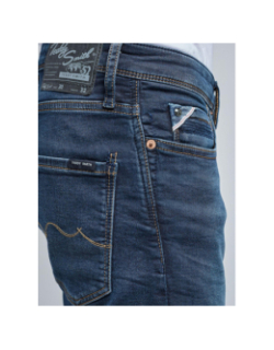 Jean droit reeple rock vintage dark bleu homme - Teddy Smith