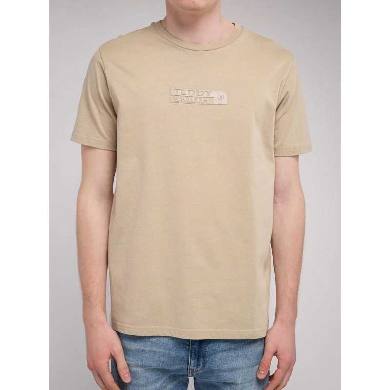 T-shirt john beige homme - Teddy Smith