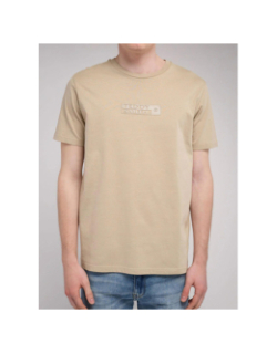 T-shirt john beige homme - Teddy Smith