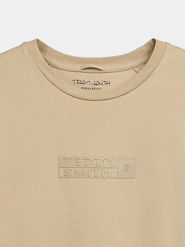T-shirt john beige homme - Teddy Smith