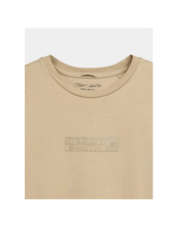 T-shirt john beige homme - Teddy Smith