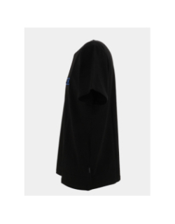 T-shirt à logo encadré bleu relief noir homme - Chabrand