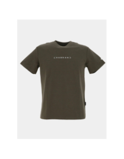 T-shirt à manches courtes kaki homme - Chabrand