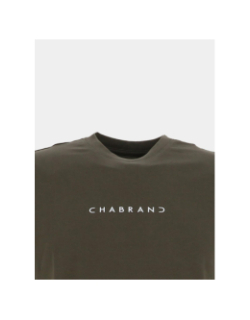 T-shirt à manches courtes kaki homme - Chabrand