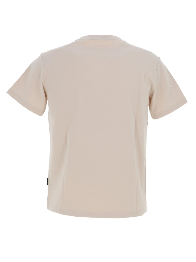 T-shirt à manches courtes beige homme - Chabrand