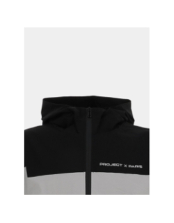 Veste à capuche zippée tech noir homme - Project X Paris