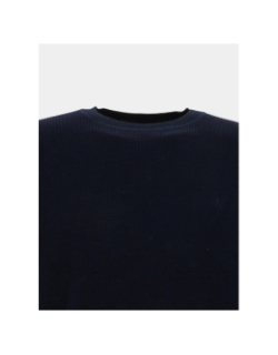 Pull en coton texturé bleu marine homme - Calvin Klein