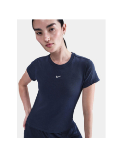 T-shirt à manches courtes chill knit bleu marine femme - Nike