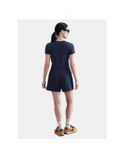 T-shirt à manches courtes chill knit bleu marine femme - Nike