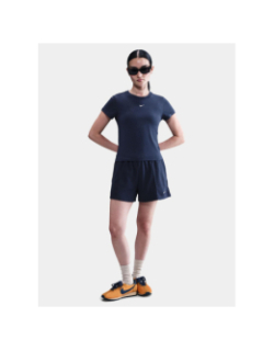T-shirt à manches courtes chill knit bleu marine femme - Nike