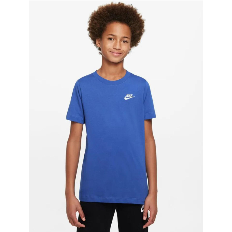 T-shirt à manches courtes emb futura bleu garçon - Nike